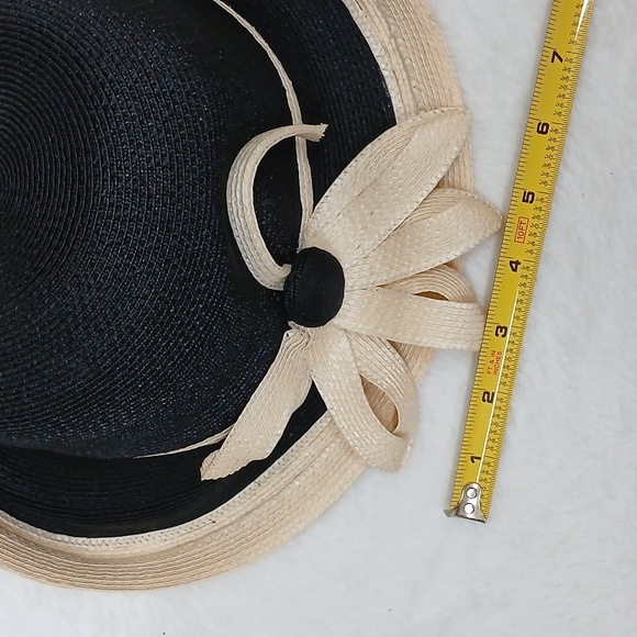 Yves Saint Laurent YSL Straw Vintage Pretty Woman Derby Hat main image 10